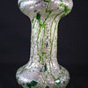 Magnificent Rindskopf Tetragon vase with rare Meteor / Silveria decor 