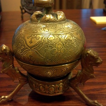 Ornate Brass Apple