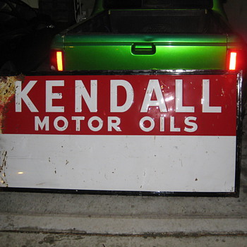 Kendall sighn frome the forties,shell signs from the seventies.