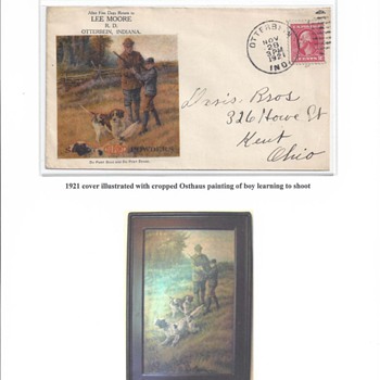 Du Pont Tray & Cover w/ English Setters - Advertising