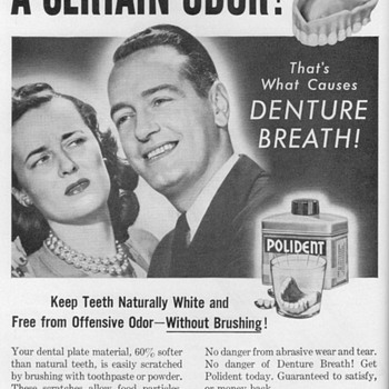 1953 - Polident Advertisement - Advertising