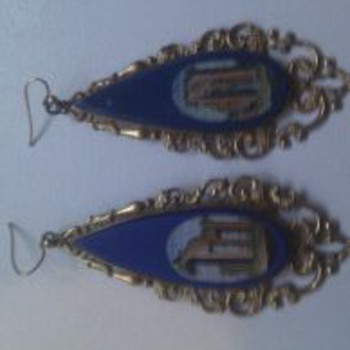 Micro mosaic earrings - Fine Jewelry