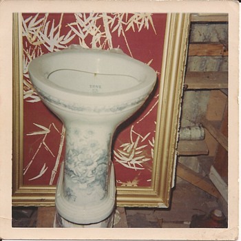 very old toilet