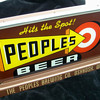 People's Brewing Co. lighted sign-Oshkosh,WI