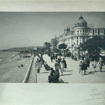 Signed Lucarelli. Hotel Negresco, Nice, France. Photo on paper. - Photographs