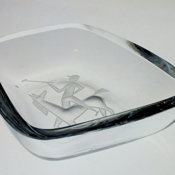 Ashtray/Fingerbowls Strombergshyttan late 1950s? - Art Glass
