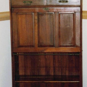 Drop front Cortland Desk Co Feb 8th 1887 