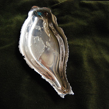 Japanese Silver Snail Dish - Asian