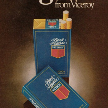 1979 - Viceroy Cigarettes Advertisement