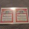 Budweser beer can blank
