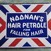 Noonan's Hair Petrole Porcelain Flange sign...1920's