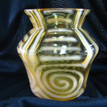 Harrach Opalescent Vase - Art Glass