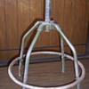 Vintage Irwin Pedersen Arms Co War Dep't wood seat stool