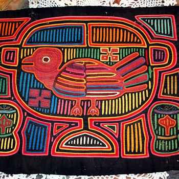 Part of my collection of Molas - made by the Kuna Indians of Panama - Native American