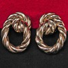  My Favorite Early England Rope Earrings Gold 