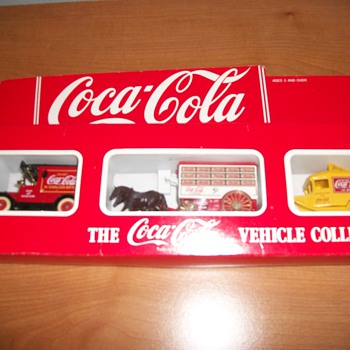 Coca-Cola Vehicle Collection - Three Different Vehicles - Coca-Cola