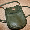 Vintage Leather Handbag with Buffalo Nickel Snap