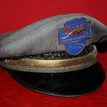 greyhound bus driver hat