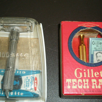 Gillette adjustable slim Safety Razor and Gillette Gold
