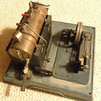  TOY TIN & COPPER LIVE STEAM ENGINE