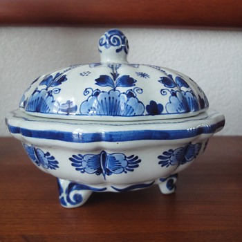 Delft Blue Porcelain Chocolates Candy