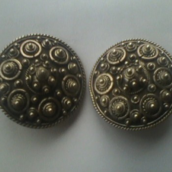 John Hardy Vintage Hand Signed Earrings circa 70's - Fine Jewelry
