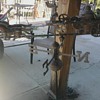 steam engine fireman weathervane