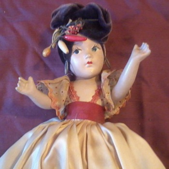 Carmen Miranda Doll from my Mom circa, 1940-43??