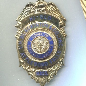Blackinton HI-GLO Sample Badge - Advertising
