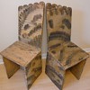 Folk Art Chairs Handmade and Painted Michigan circa 1920 Collection Jim Linderman