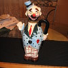 very old clown liquor bottle