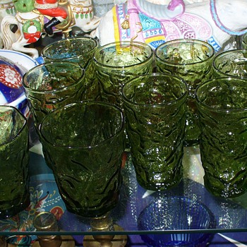 Anchor Hocking Milano Lido Avocado Glass - Glassware