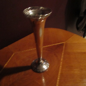 Sterling Trumpet vase - Sterling Silver