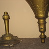 Old metal torchiere