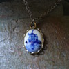 Blue Windmill Necklace