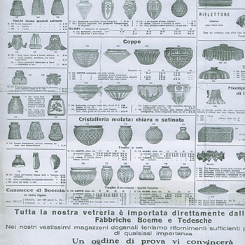 Catalog of Glass Shades from ELETTRA 1928 - MILANO - Lamps