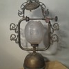 Vintage Electrified Hanging Gas Lamp acquired from David Geffen Records