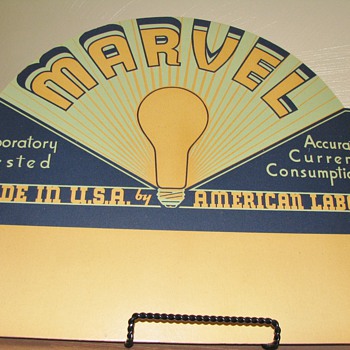 Marvel Light Bulb cardboard display sign - Signs