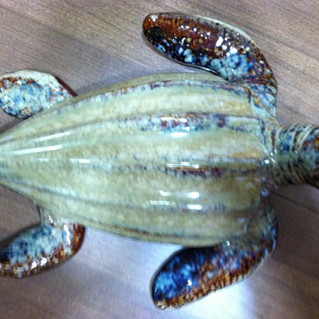 Pottery Leatherback Turtle.