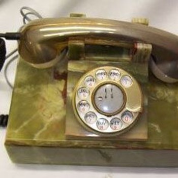 Marble Telephones From Italy - Telephones