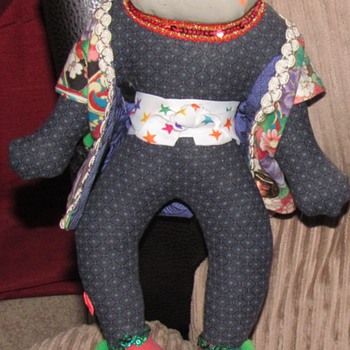 CAT DOLL . LOOKS HOME MADE. - Dolls