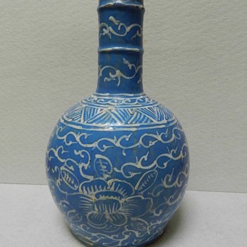 19th Century? Arabic? Middle Eastern? Pottery Vase - Anyone recognize the design?