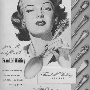 1950 Frank M. Whiting Sterling Advertisements - Advertising