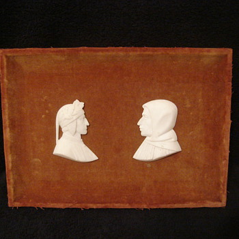 Framed Felt Silhouettes Picture