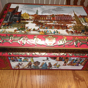 Vintage Otto Schmidt tin from Germany - Advertising