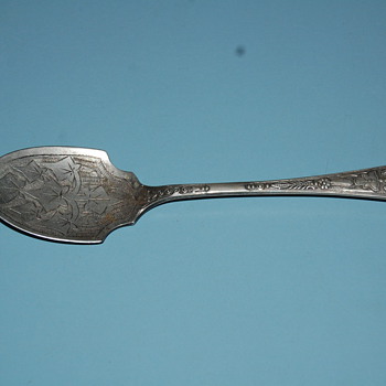 antique spoon found at a garage sale - Sterling Silver