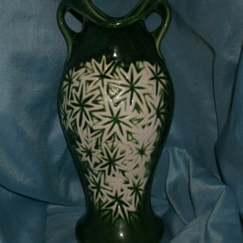 McCoy Starburst Line Vase - Art Pottery