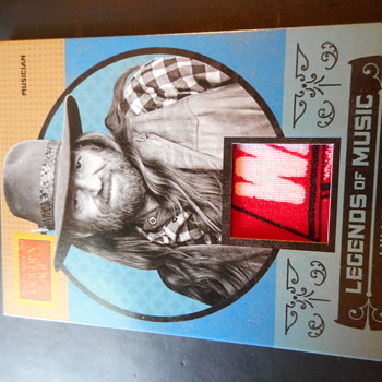 Willie Nelson Bandana Swatch Card - Music