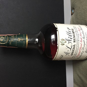 Antique Liquor Bottles Bourbon Rum - Bottles
