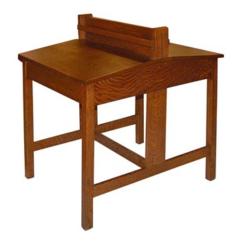 Circa 1910 Stickley Oak Partners Desk - Furniture